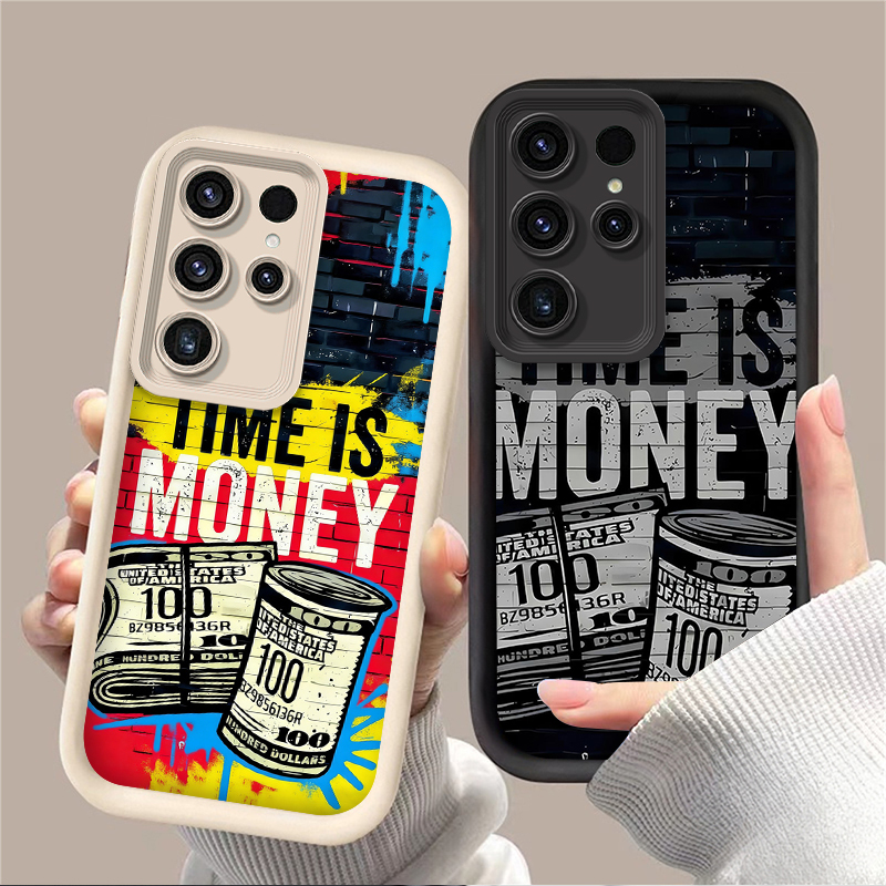 Samsung Galaxy A55 - Time Is Money Dollar Phone Case