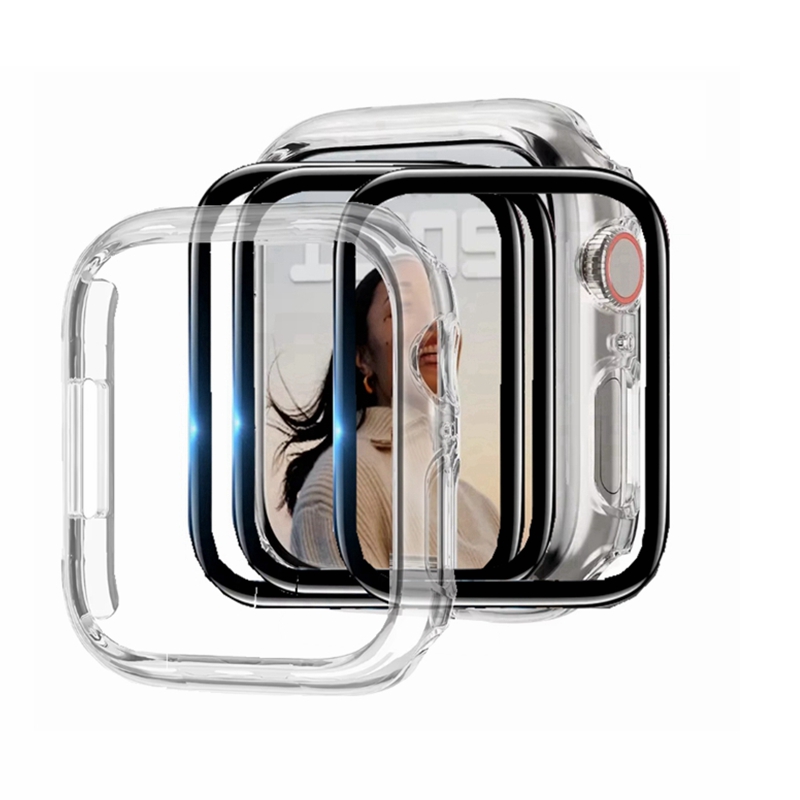 Smart Watch Accessories - 3 Screen Protector+1 Cover for Apple