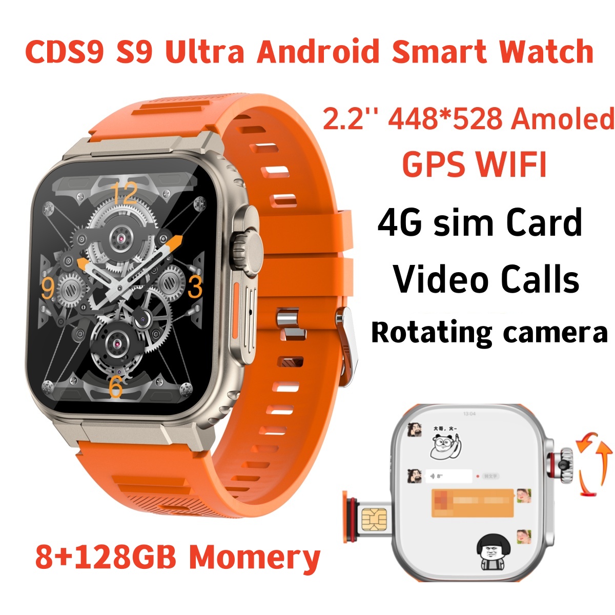 Original S10 Smart Watch 4G/5G - огляд і ціна Smartwatch Id