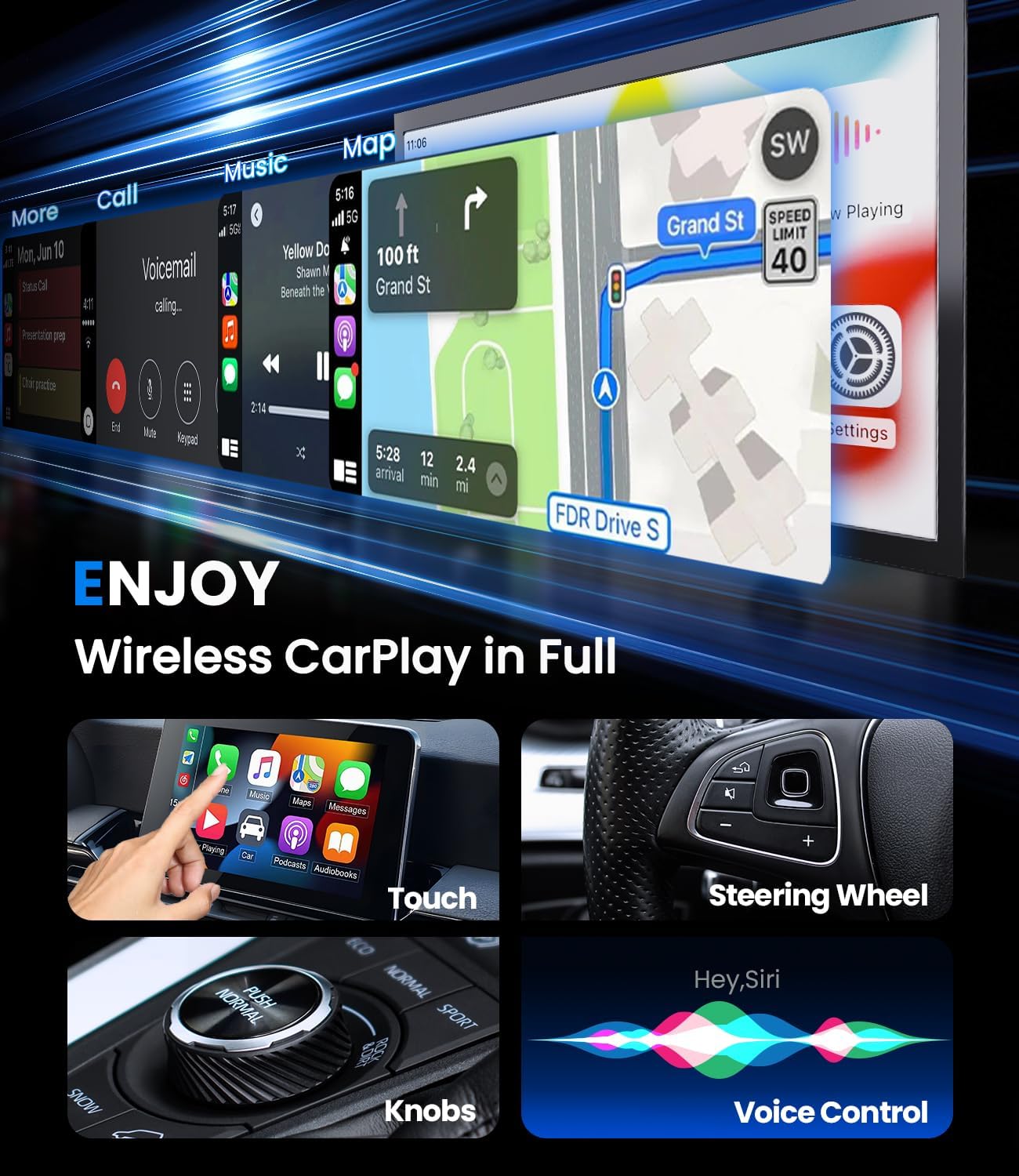 New Wireless CarPlay Android A - огляд і ціна Smartwatch Universal