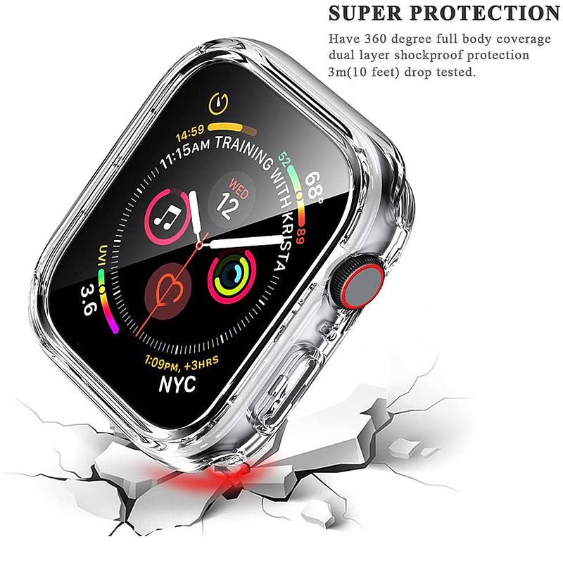 Tempered Glass+cover For Apple - огляд і ціна Apple Smartwatch Accessories