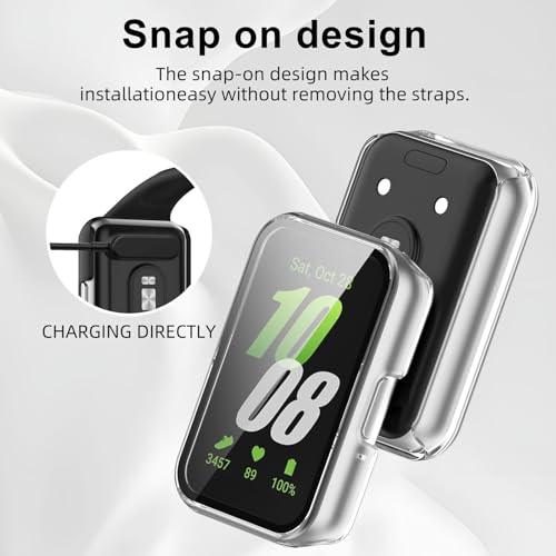 Glass+Case For Samsung Galaxy  - огляд і ціна Smartwatch Watch Accessories For Women