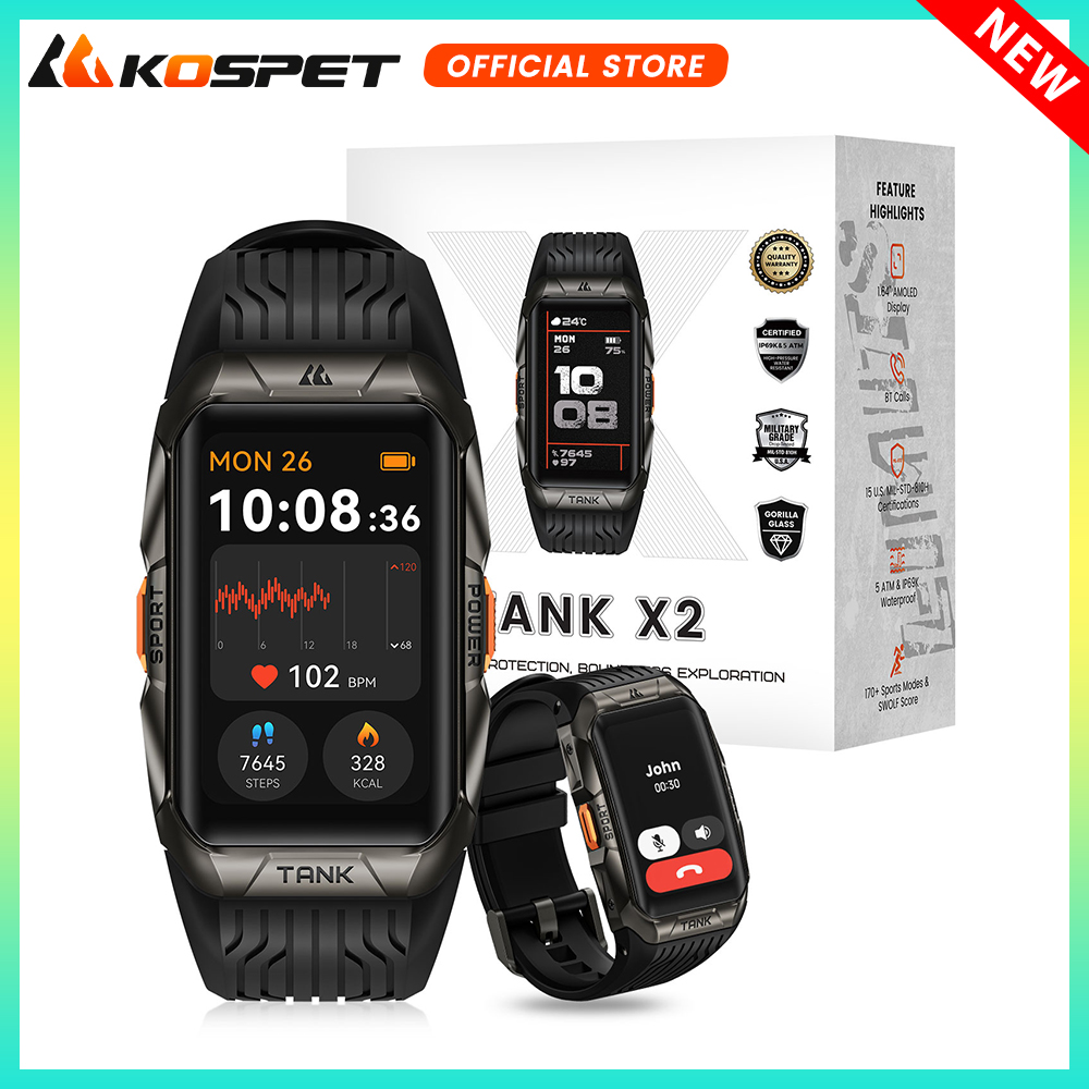 KOSPET TANK X2 Smart Watch For - огляд і ціна Smartwatch Faces
