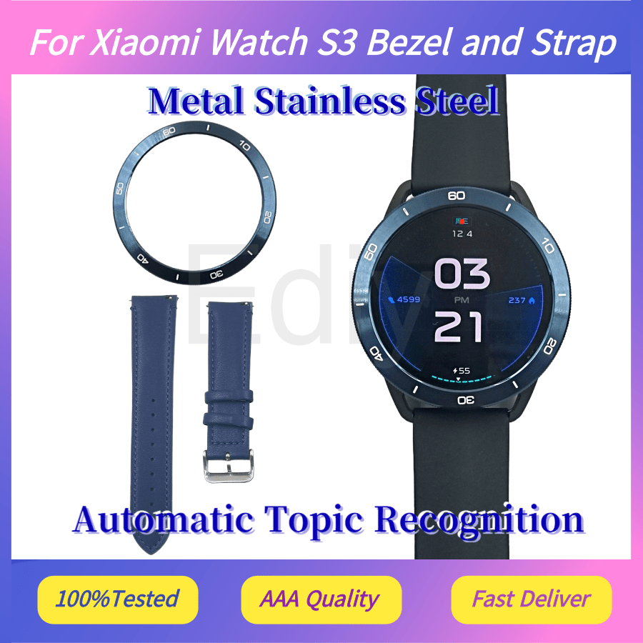 For Xiaomi Watch S3 Bezel and  - огляд і ціна Xiaomi Smartwatch S3 Accessories