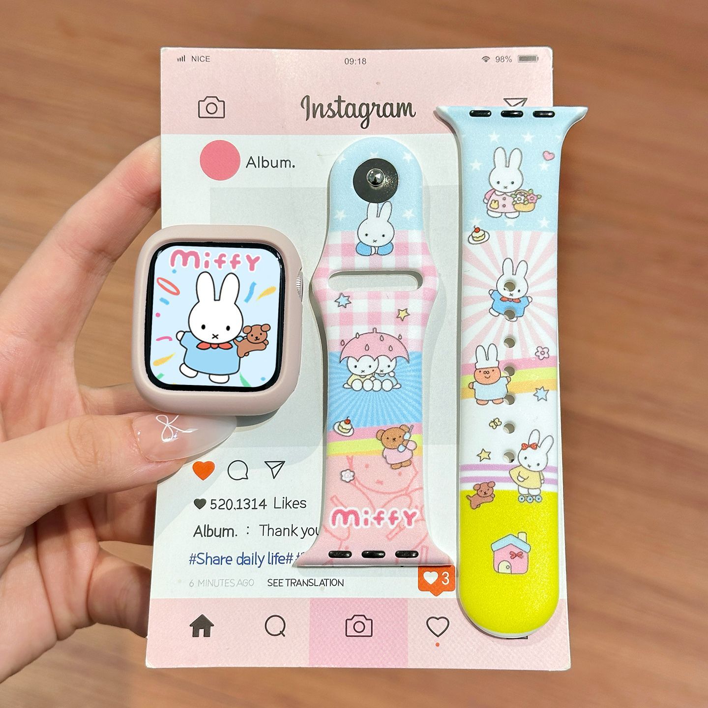 Dopamine Color Miffy Silicone  - огляд і ціна Apple Smartwatch Accessories