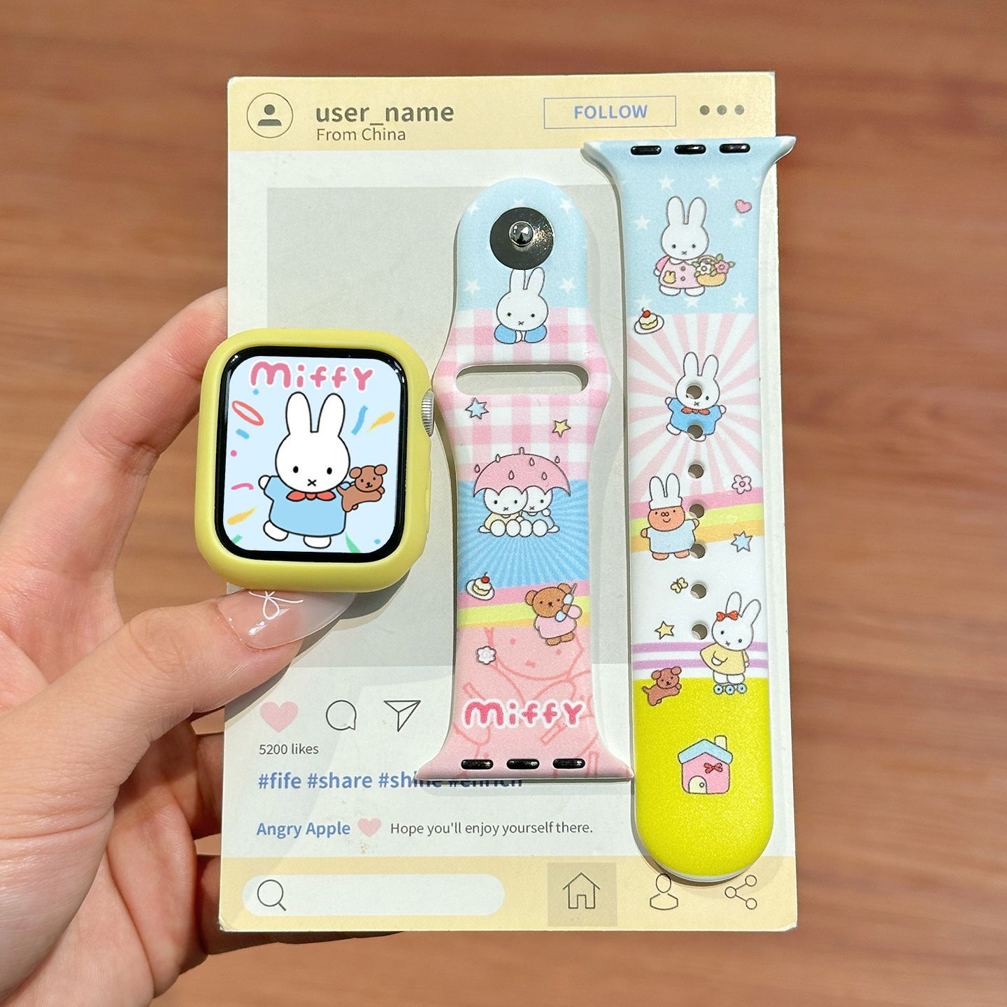Dopamine Color Miffy Silicone  - огляд і ціна Apple Smartwatch Accessories