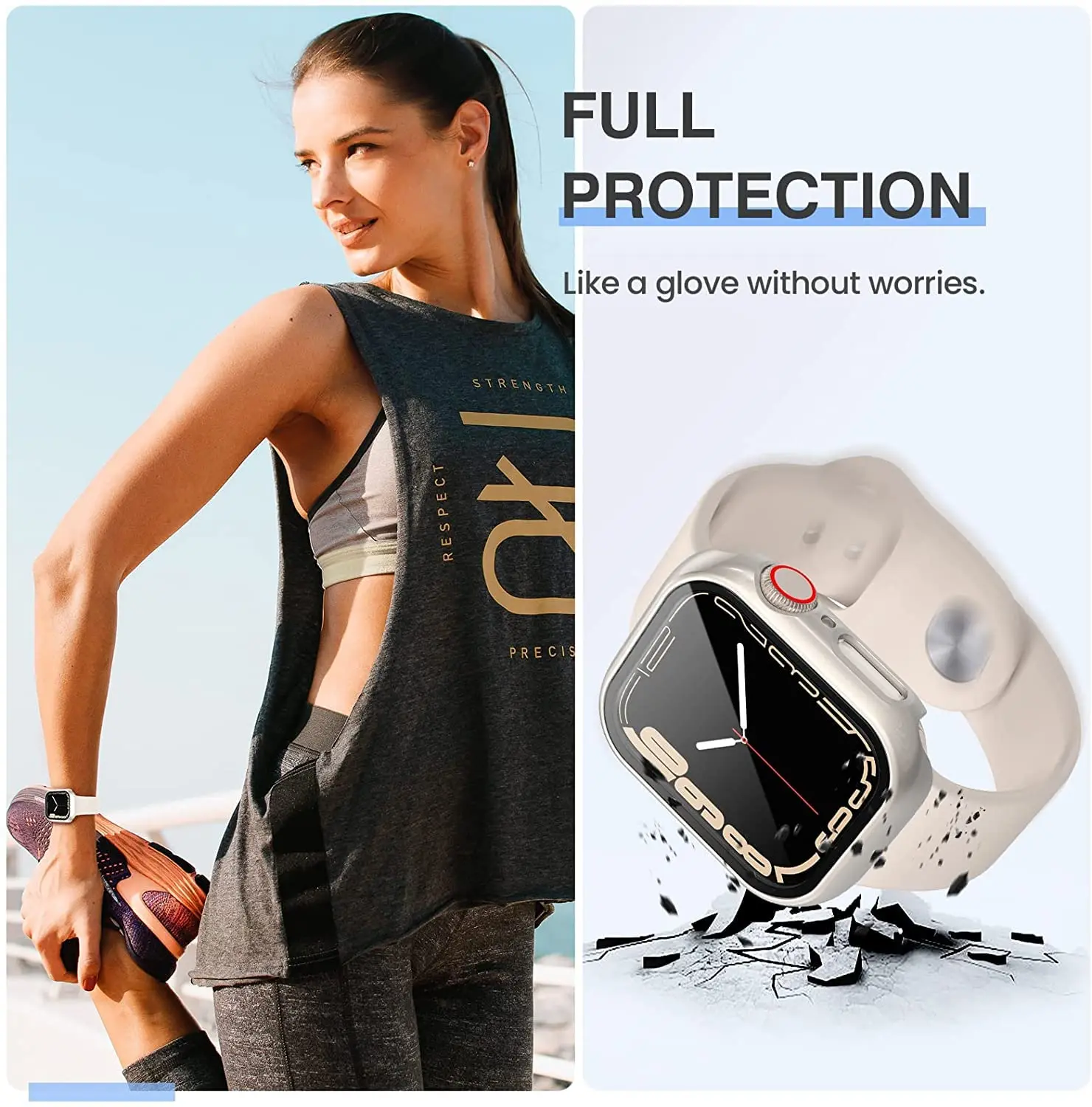 3 Pack Tempered Glass Cover fo - огляд і ціна Apple Smartwatch Accessories