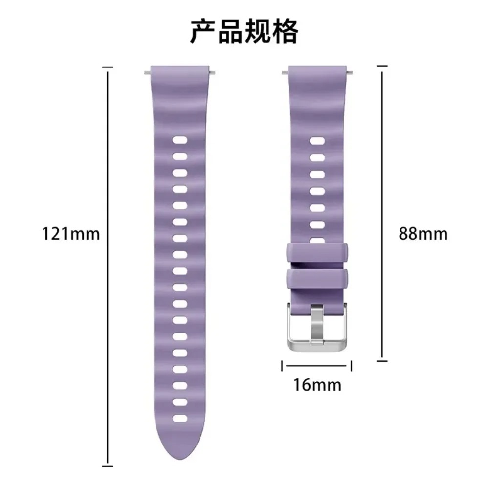 18mm Wave Silicone Strap For H - огляд і ціна Smartwatch X2