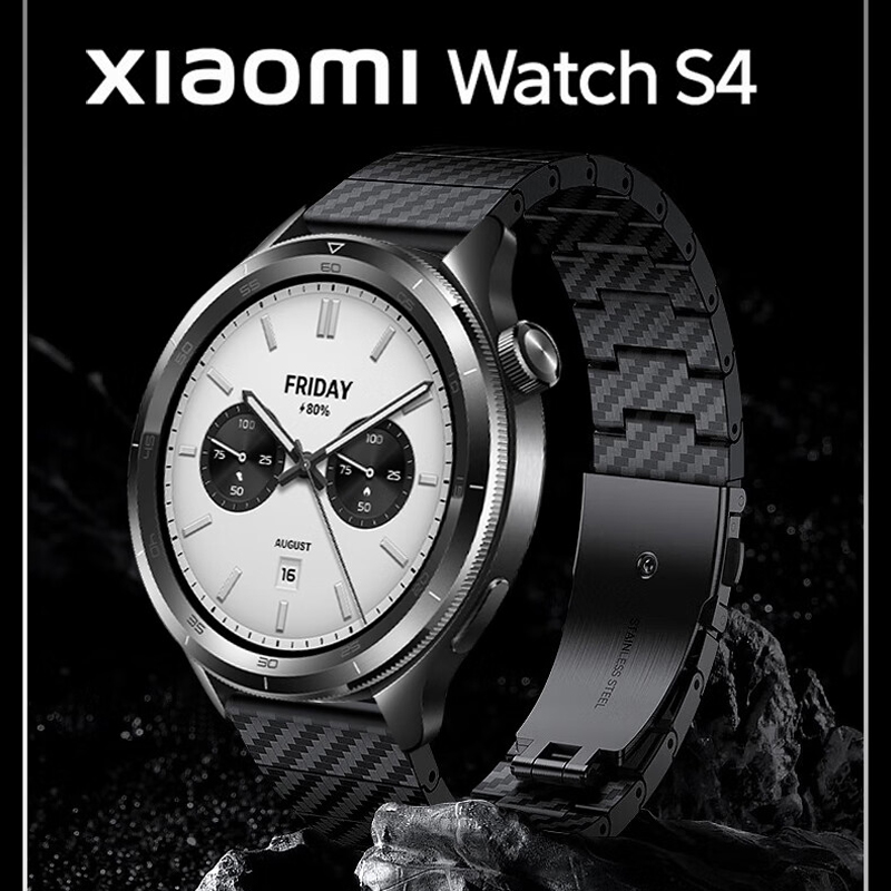 Carbon Fiber Strap For Xiaomi  - огляд і ціна Xiaomi Smartwatch S3 Accessories