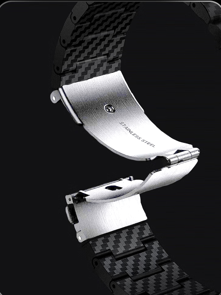 Carbon Fiber Strap For Xiaomi  - огляд і ціна Xiaomi Smartwatch S3 Accessories