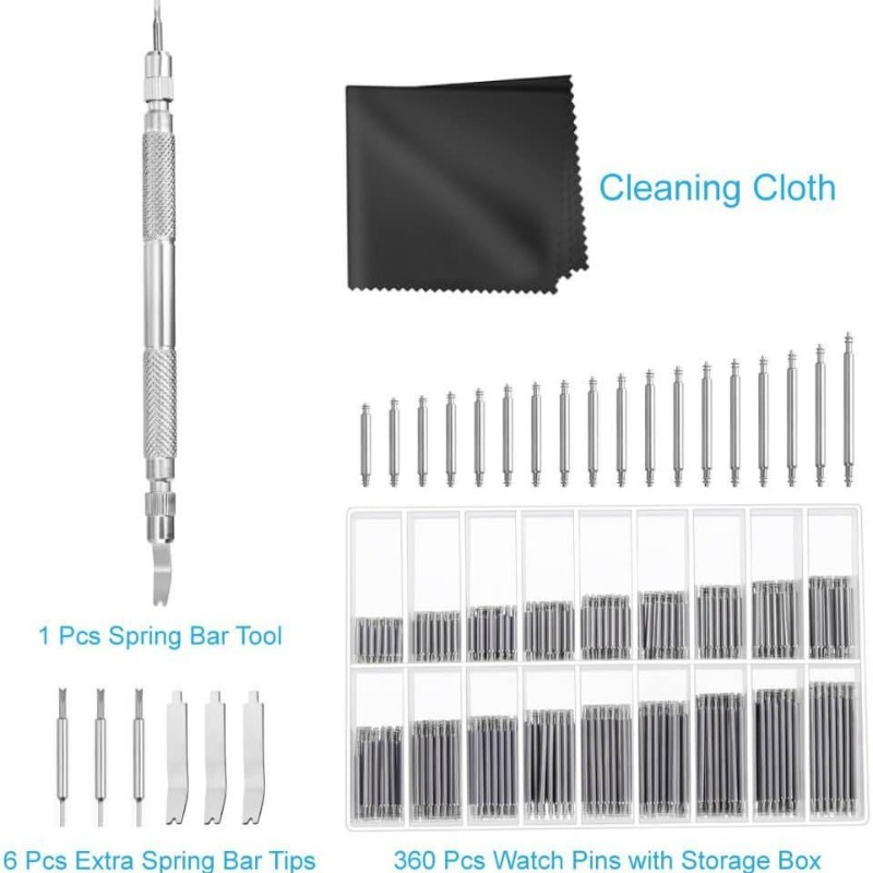 Universal 368Pcs Watch Repair  - огляд і ціна Tool Kit Strap Change
